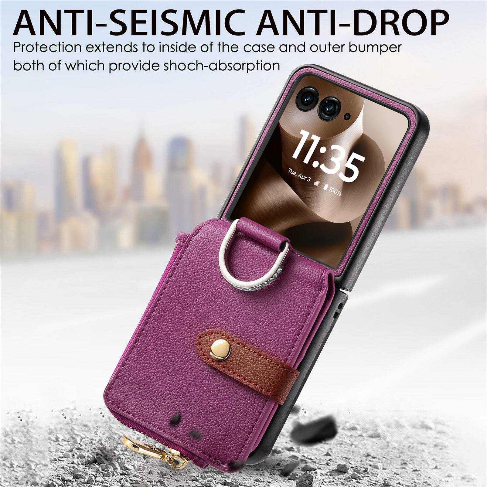 ANTI-SEISMIC ANTI-DROP  
Protection extends to inside of the case and outer bumper both of which provide shock-absorption  
Tue, Apr 3 11:35  
100%