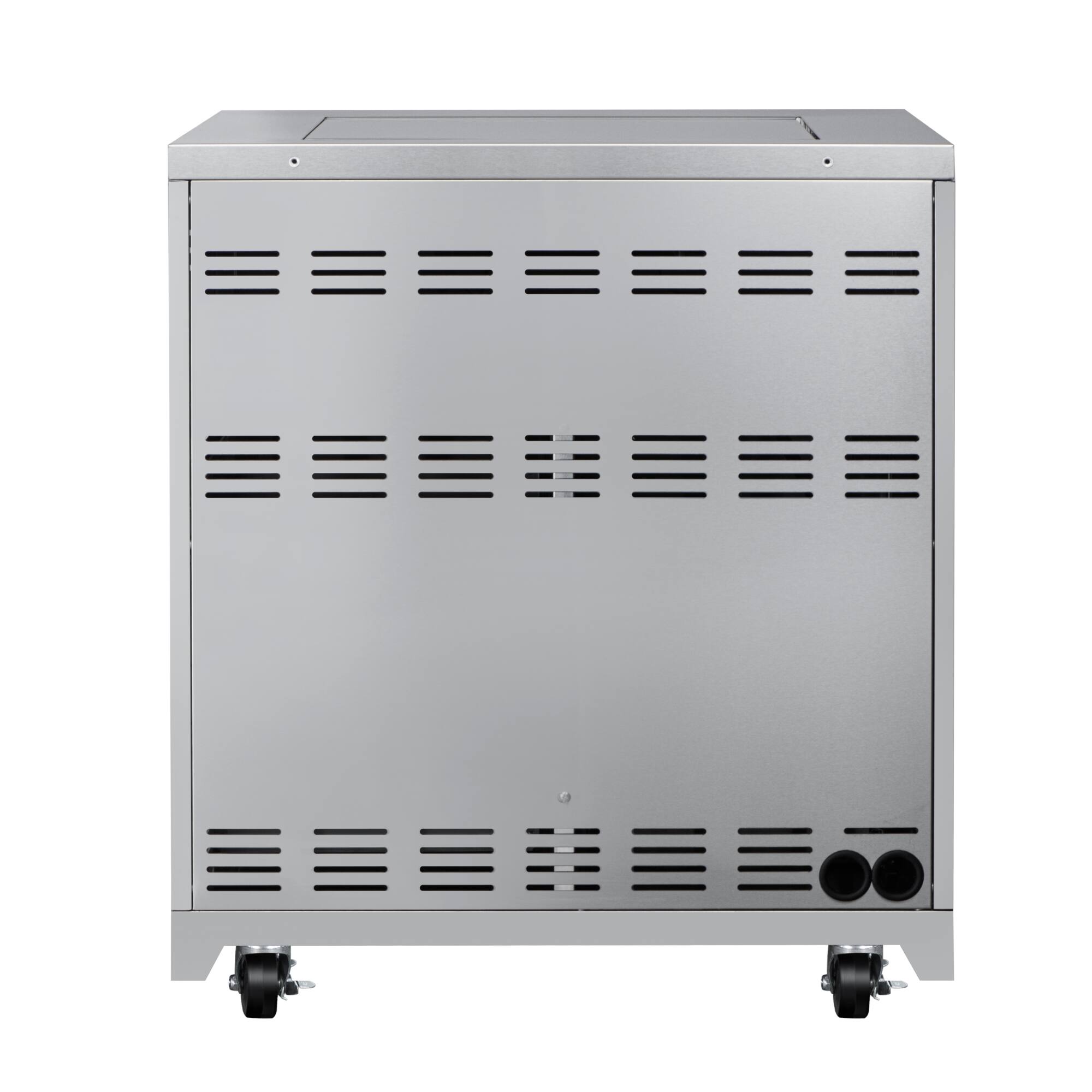 Alt View 7. Koolmore - 32 in. Outdoor Kitchen Liquid Propane Side Burner with Bottom Cabinet in Stainless-Steel (KM-OKS-SBC) - Stainless Steel.