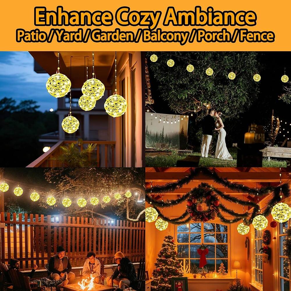 Enhance Cozy Ambiance  
Patio/Yard/Garden/Balcony/Porch/Fence