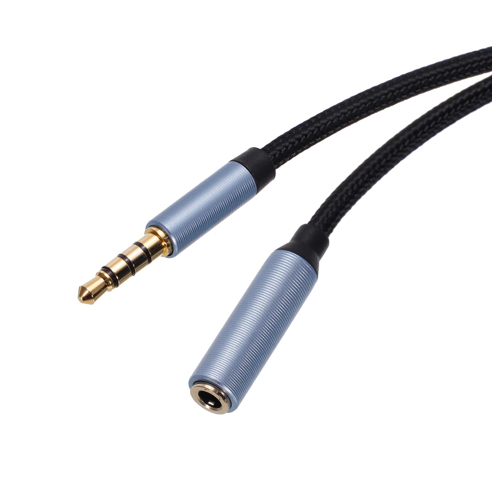 Unique Bargains - 3.5mm Aux Extension Cable Male to Female Auxiliary Audio HiFi Headphone Cord for Phone Stereo - Blue