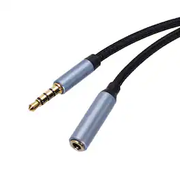 Unique Bargains - 3.5mm Aux Extension Cable Male to Female Auxiliary Audio HiFi Headphone Cord for Phone Stereo - Blue