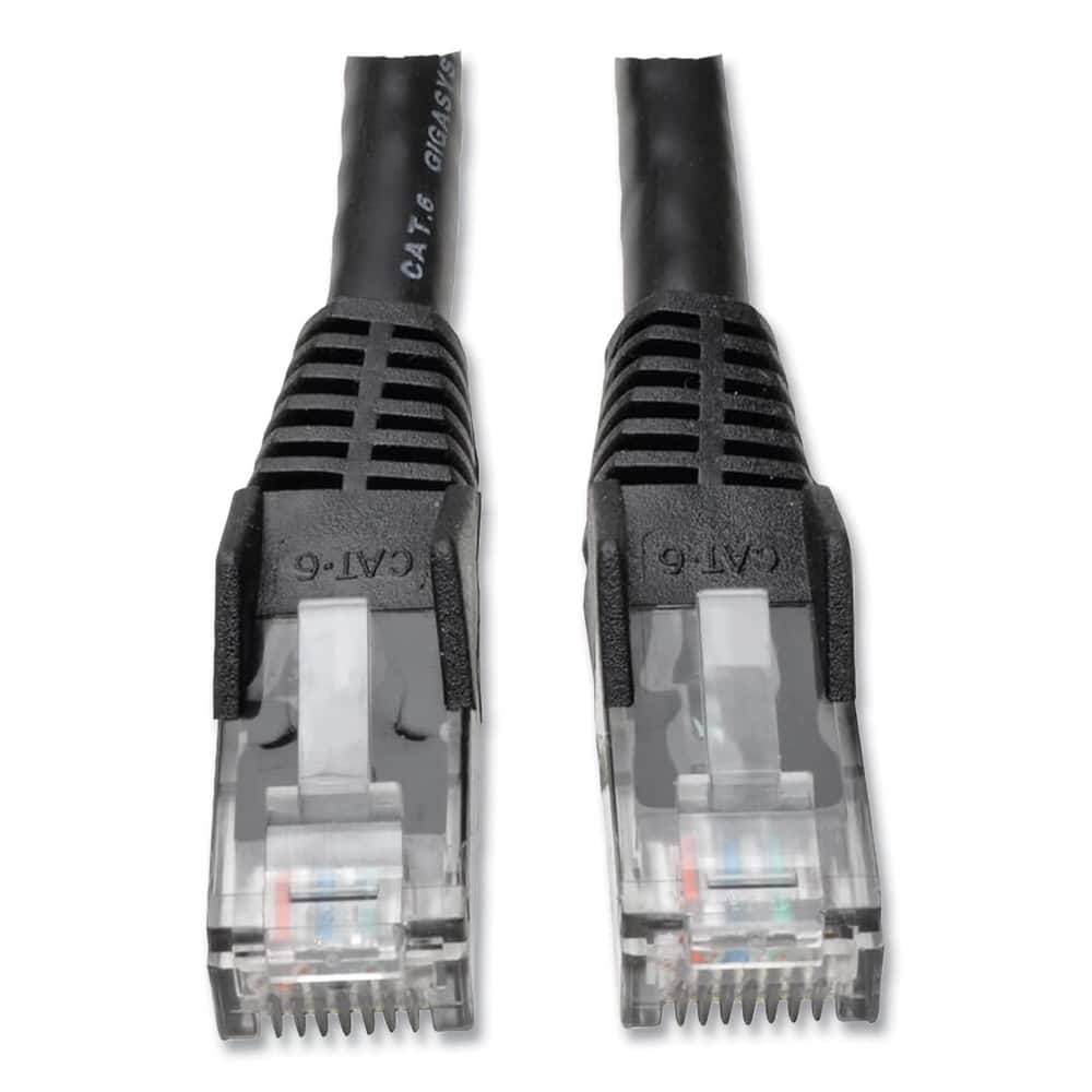Tripp Lite - N201-025-BK 25 ft. CAT6 Gigabit Snagless Molded Patch Cable - Black