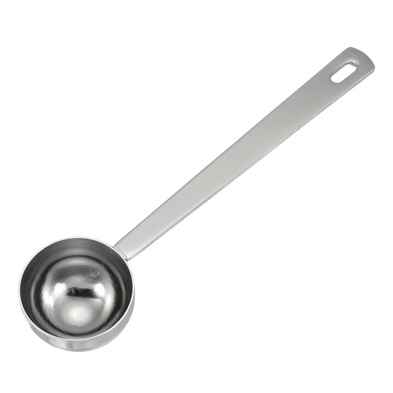 Unique Bargains - Measuring Spoon, 15ml Long Handle Table Scoop Teaspoon for Coffee Tea Sugar Cooking Baking - Silver price history on PriceWatchPro