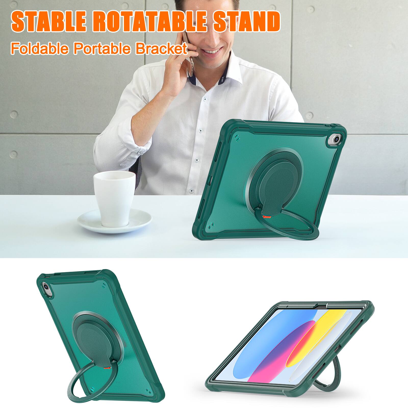 STABLE ROTATABLE STAND  
Foldable Portable Bracket