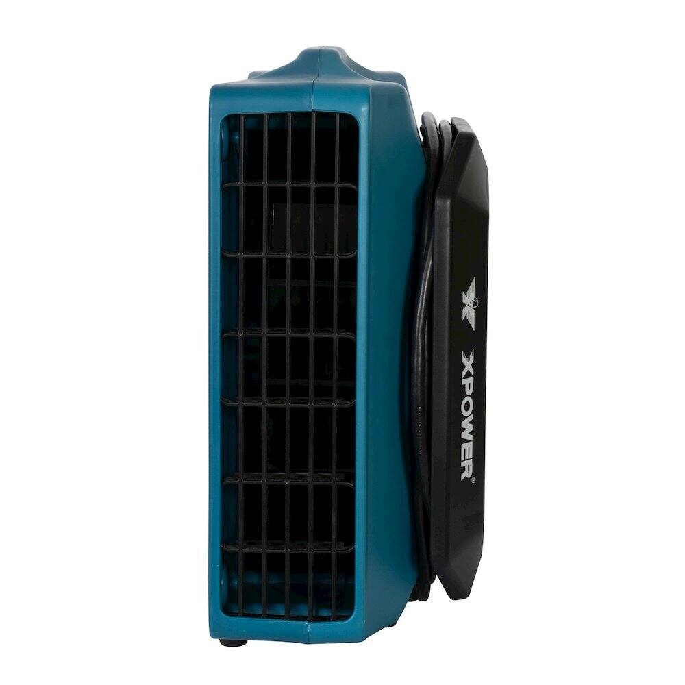 Alt View 7. XPOWER - PL-700A 1/3 HP 1050 CFM 3 Speed Low Profile, Floor Fan, Carpet Dryer - Blue - Blue.
