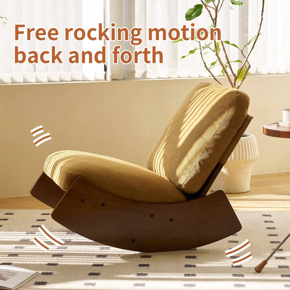 Free rocking motion back and forth