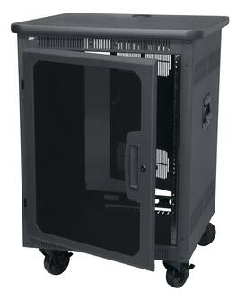 Middle Atlantic - PTRK-2726MDK (PTRK-2726 W/PLEXI DR,TOP) - Black