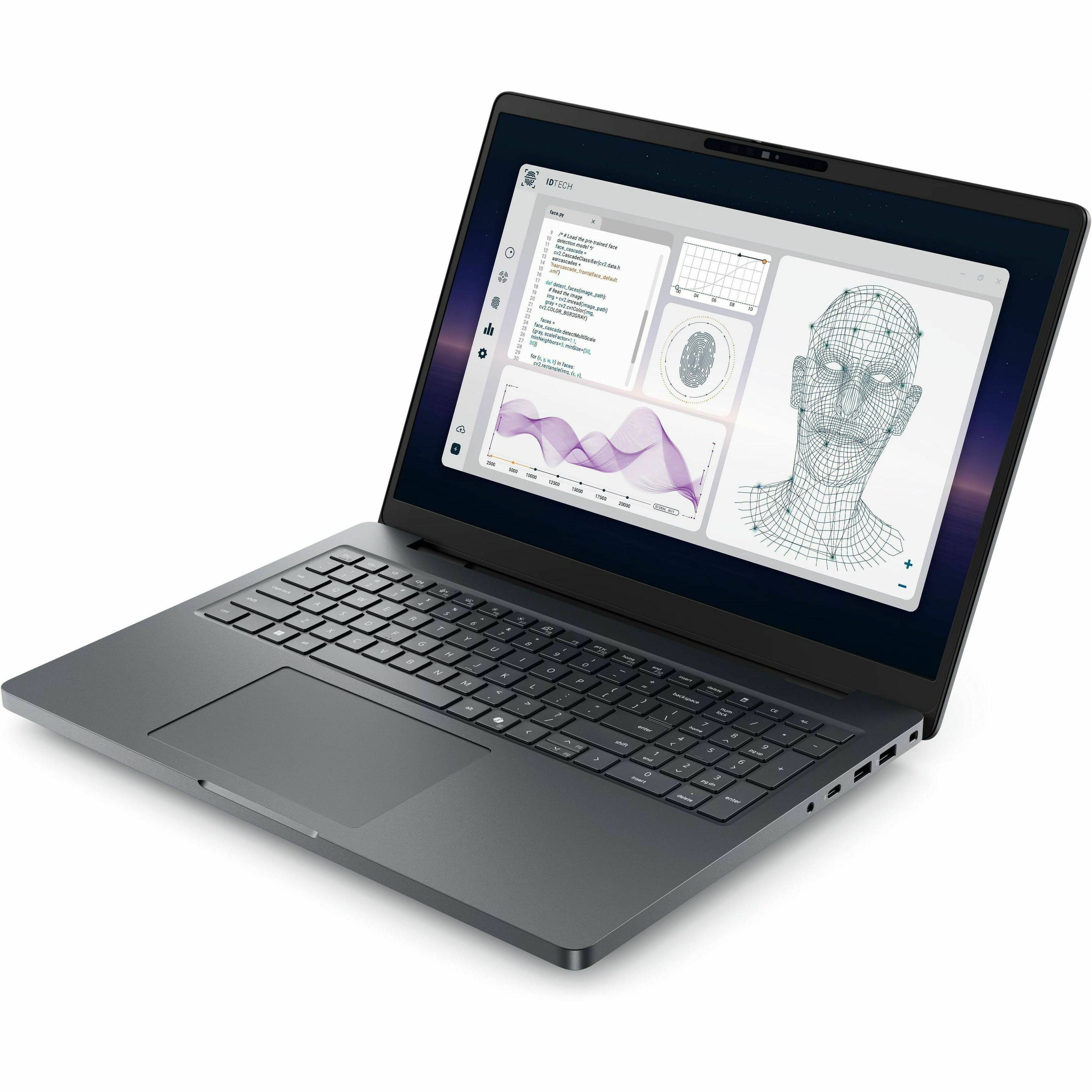 Alt View 3. Dell - Dell Pro Max Plus MB16250 16" Mobile Workstation - Full HD Plus - 60 Hz - Intel Core Ultra 7 265HX - vPro Technology - Magnetite.