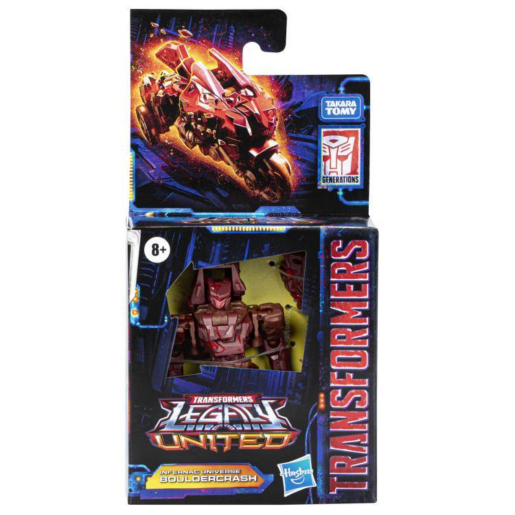TAKARA TOMY GENERATIONS 8+  
TRANSFORMERS LEGACY UNITED  
INFERNOAC UNIVERSE  
BOULDERCRASH