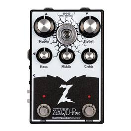 EarthQuaker Devices - Earthquaker ZEQD-Pre All-Analog Tube Preamp with EF86 Tube, Passive 3-Band EQ