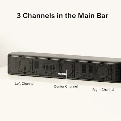 Ultimea Aura A40 7.1ch Virtual Surround Sound Bar, 4 Surround Ultimea Aura A40 7.1ch Virtual Surround Sound Bar, 4 Surround