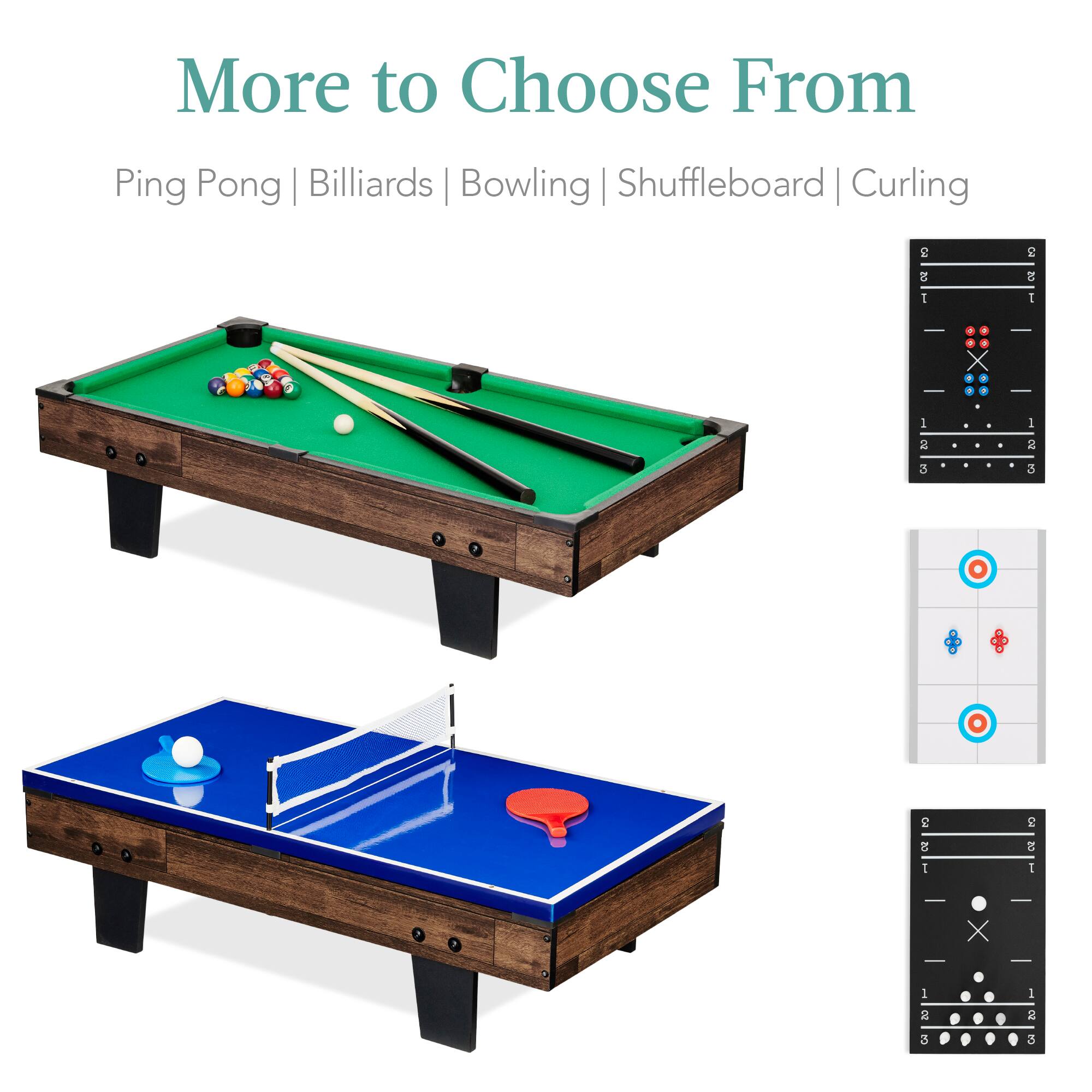 More to Choose From: Ping Pong | Billiards | Bowling | Shuffleboard | Curling