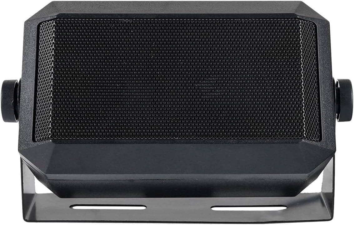 Front. Retevis - Retevis CB Radio Speaker, Durable Rugged Design, 1 Pack。Rectangular External Speaker,3.5mm Jack Plug.