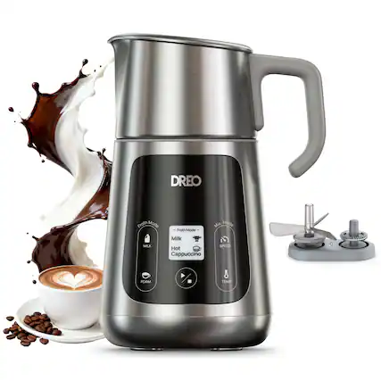 DREO Froth Mode - Froth Mode
Mix Mode
Milk
Hot Cappuccino
SPEED
FOAM & TEMP