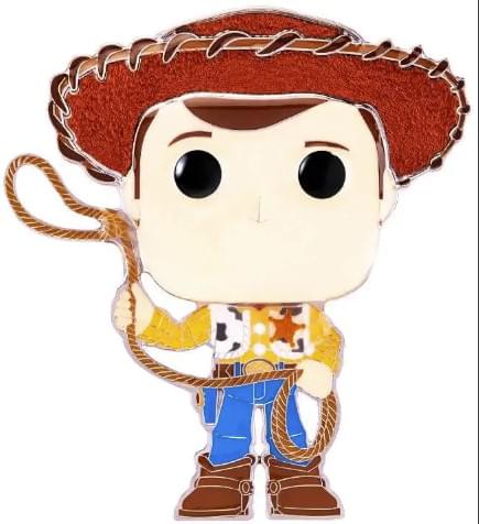 Alt View 10. Disney - Disney Toy Story 3 Inch Funko POP Pin | Woody - Brown.