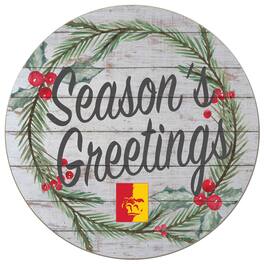 Jardine - Pittsburg State Gorillas 20'' x 20'' Season's Greetings Circle - White