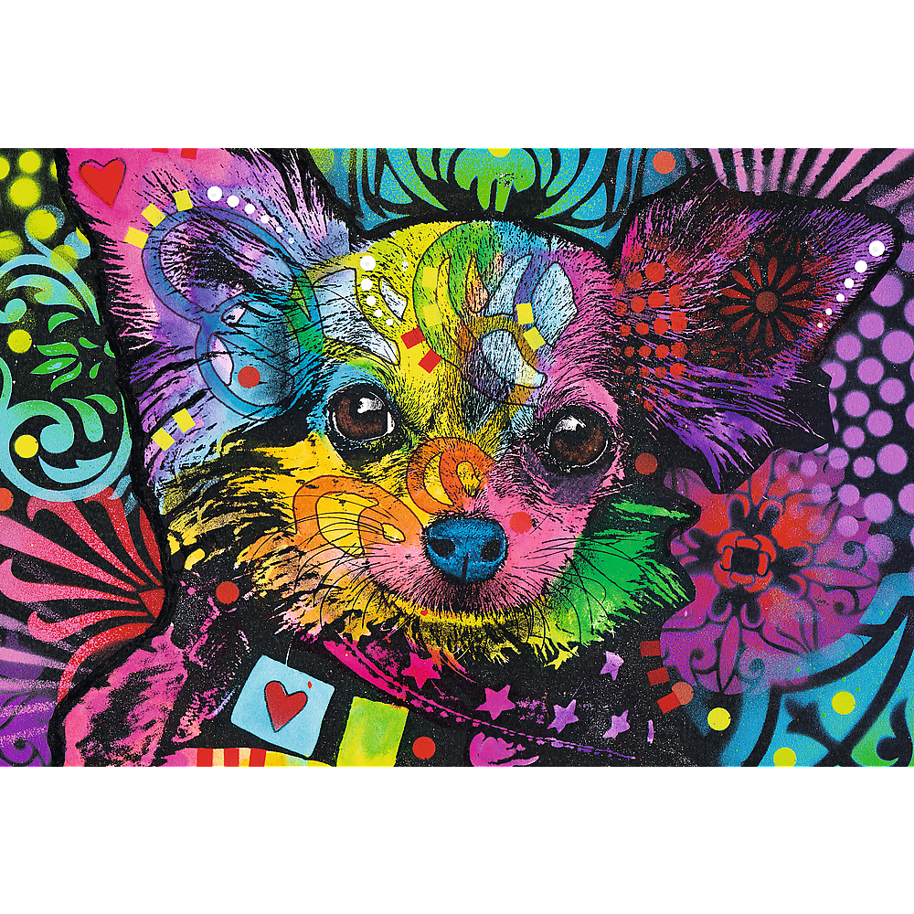 Alt View 1. Trefl - Trefl Wood Craft 501 Piece Wooden Puzzle - Colorful Puppy - Multicolor.