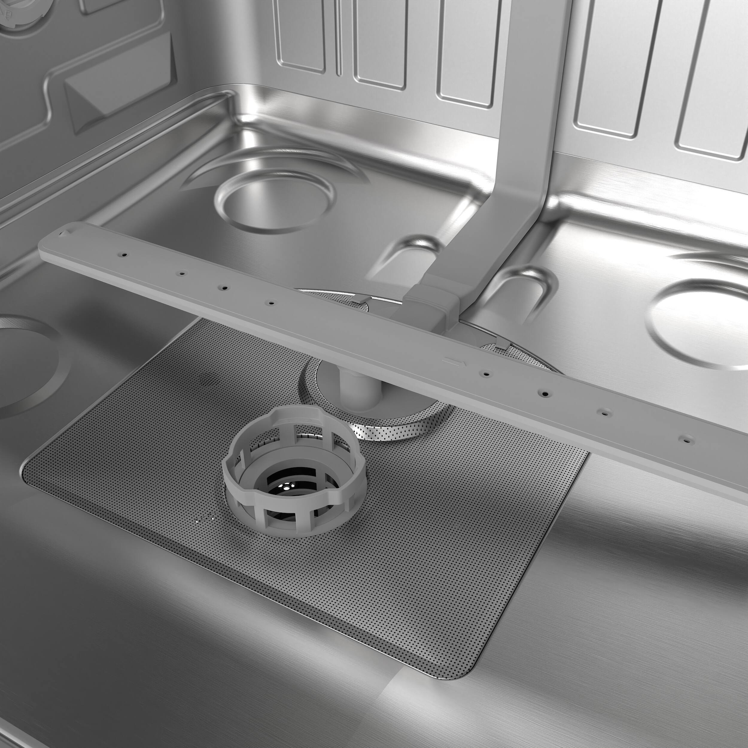 Alt View 7. Thor Kitchen - 24" Top Control Built-In Dishwasher Stainless Steel Tub with 3rd Rack, 47 dBA - Stainless Steel.