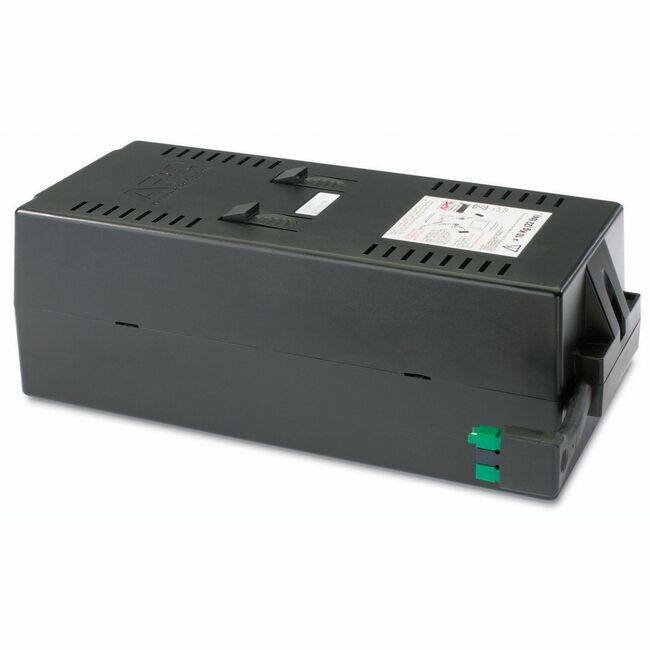 Front. APC - APC Replacement Battery Cartridge #63 - 48 V DC - Lead Acid - 3 Year Minimum Battery Life - 5 Year Maximum Battery Life - Black.