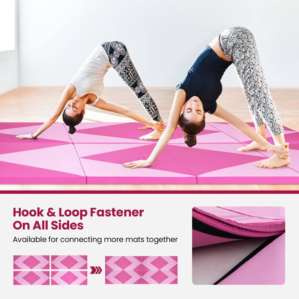 Hook & Loop Fastener On All Sides  
Available for connecting more mats together