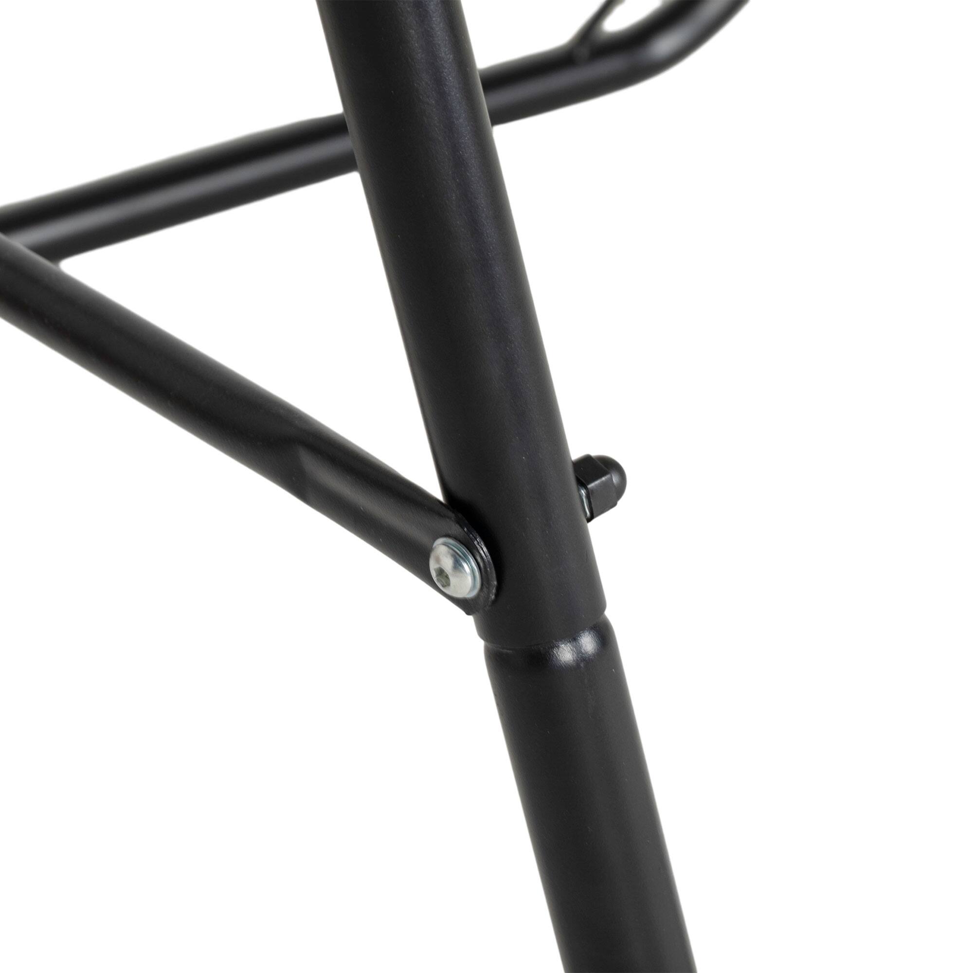 Alt View 7. Outsunny - Patio Hammock Chair with U Shape Stand, Outdoor Hammock Swing Hanging Lounge Chair with Side Pocket - Cream White.