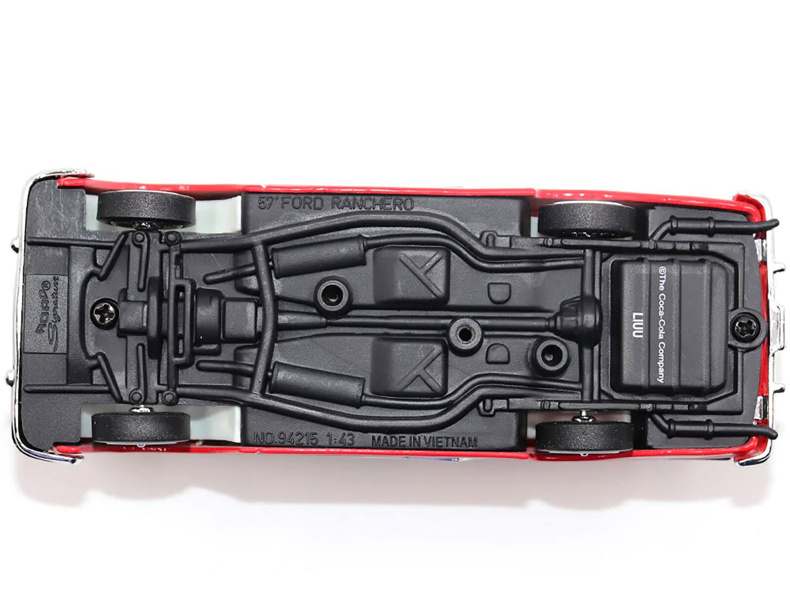 57 FORD RANCHERO  
The Coca-Cola Company  
NO.94215 1:43  
MADE IN VIETNAM