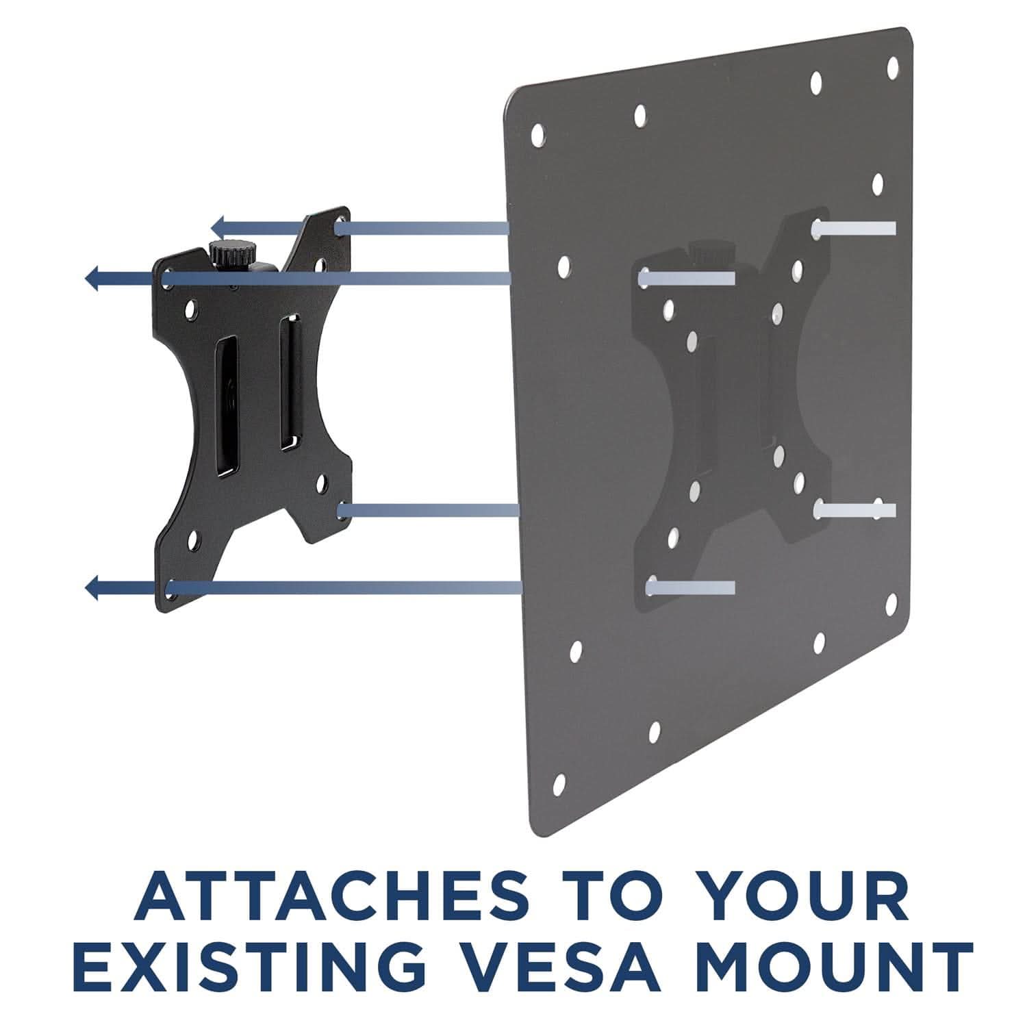 ATTACHES TO YOUR EXISTING VESA MOUNT