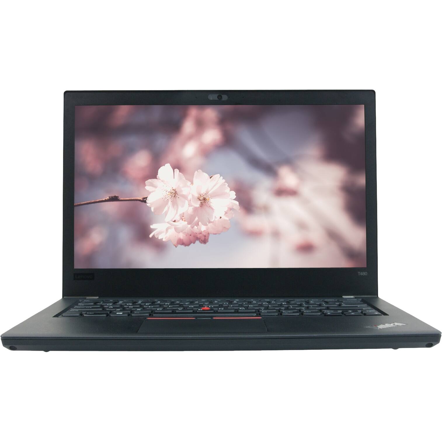 Front. Lenovo - 14" Refurbished 1920x1080 FHD - Intel 8th Gen Core i7-8650U - Intel HD Graphics 620 with 32GB and 1TB - SSD - Black.