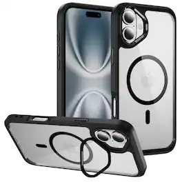 SaharaCase - Apple iPhone 17 Kickstand Case | Compatible with Magsafe | Pro Shield Design | Raider Series - Scorpion Black