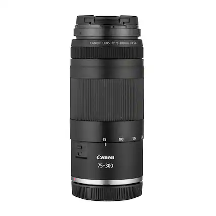 Canon Lens RF75-300mm F4-5.6
75-300
AF MF
Canon
75-300