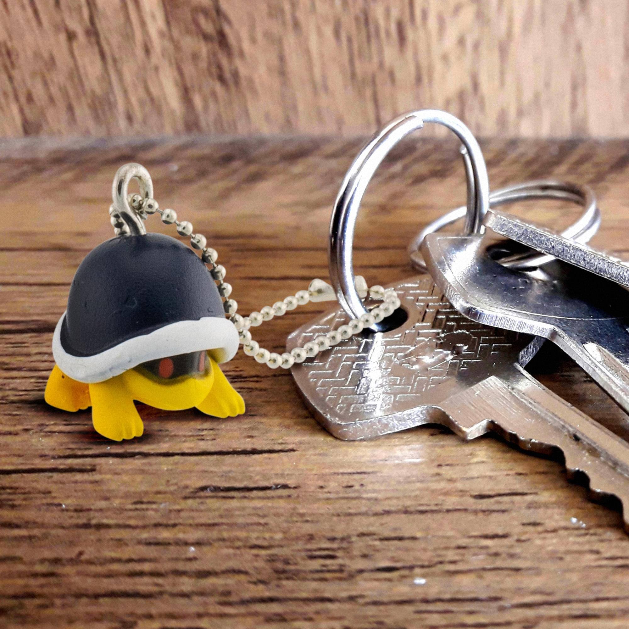 Alt View 4. Super Mario Bros. - Super Mario Brothers Buzzy Beatle Keychain - Black.