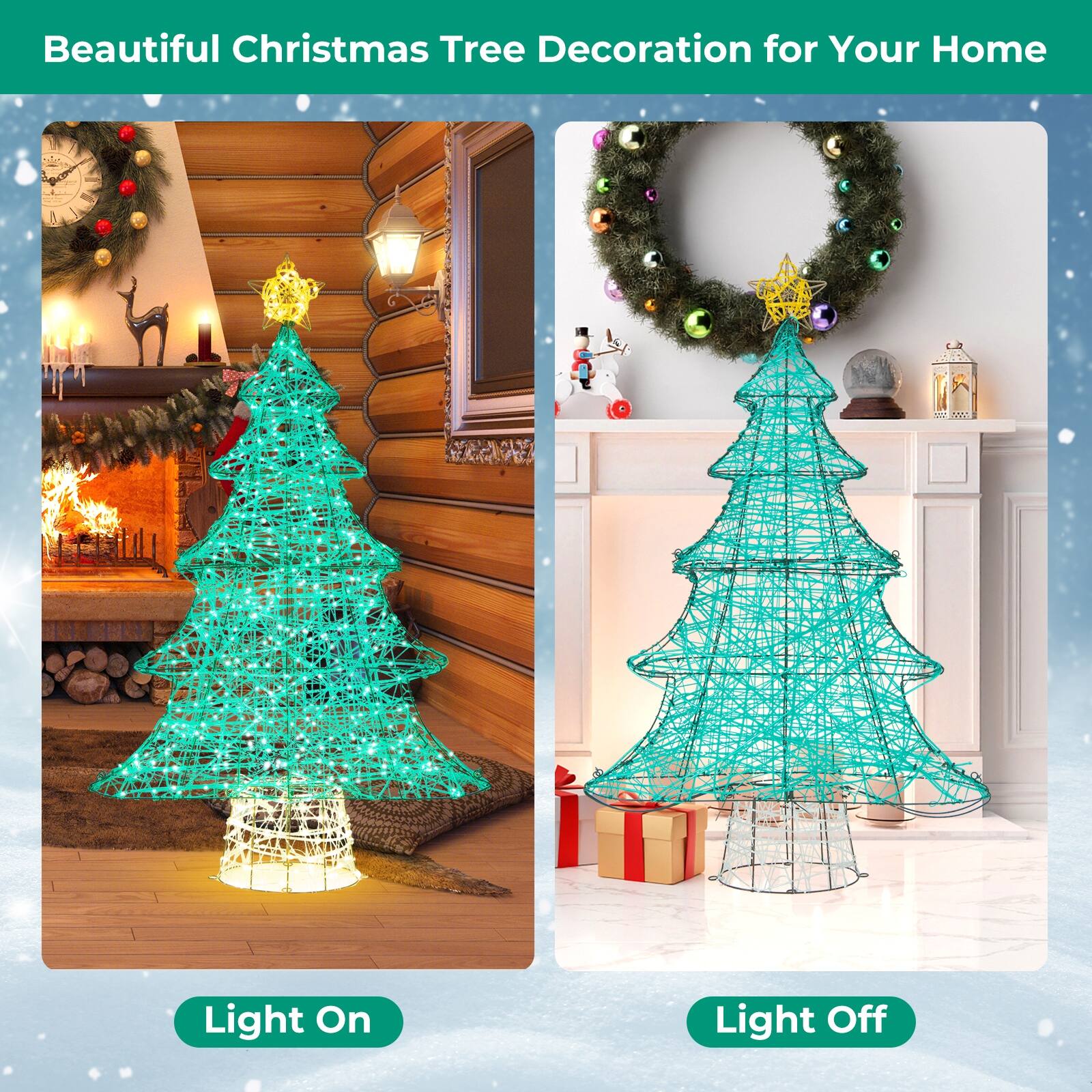 Beautiful Christmas Tree Decoration for Your Home

Light On

Light Off