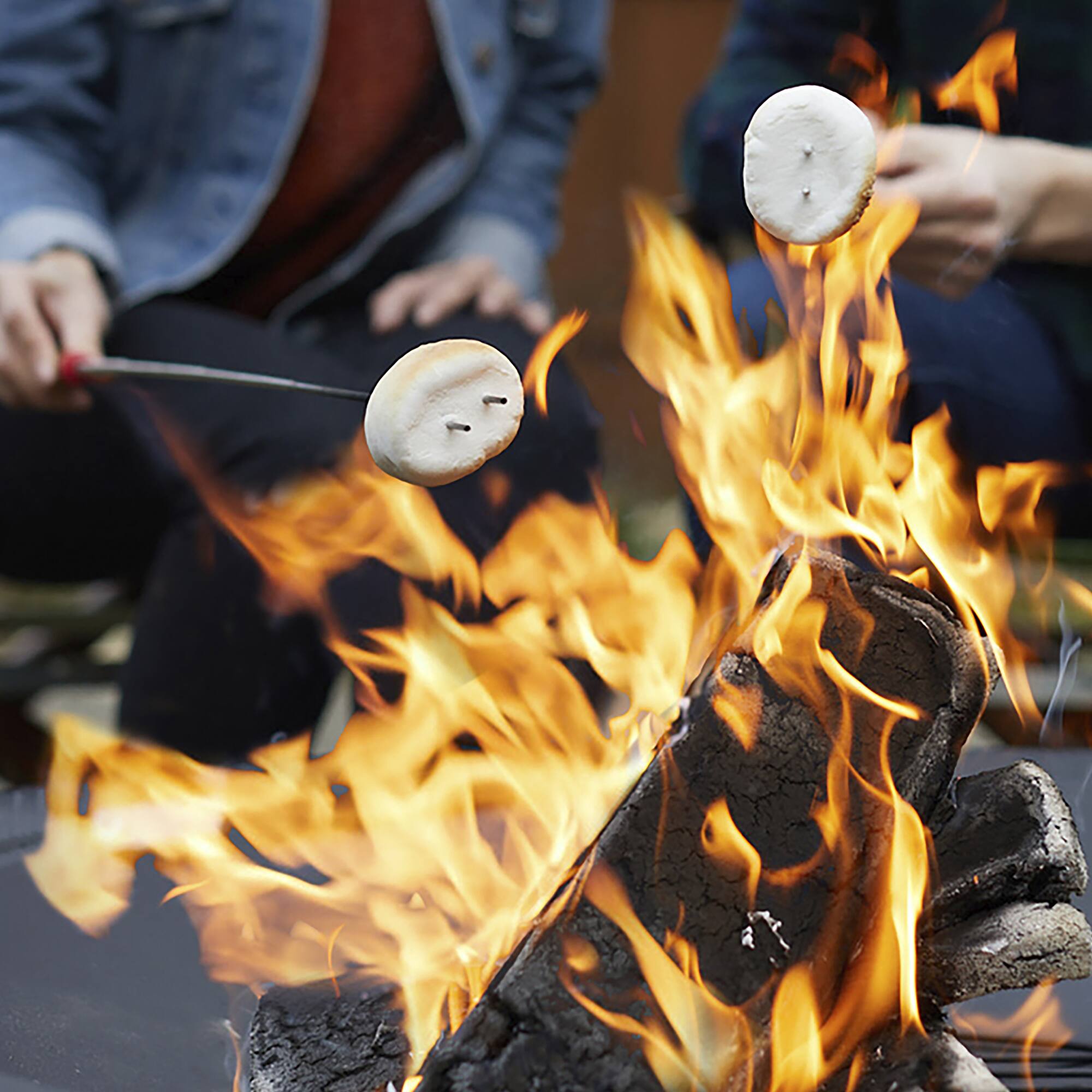 Alt View 4. Duraflame - Duraflame 4.5lb Indoor Outdoor Fireplace Fire Pit Firelog, 3 Hr Burn Time, 6 Pk.