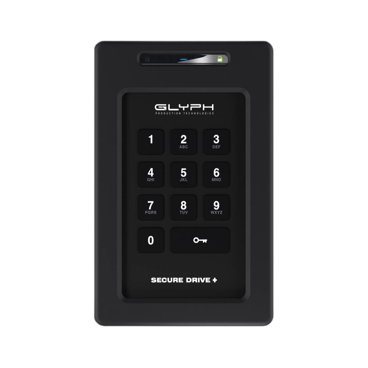 GLYPH PRODUCTION TECHNOLOGIES
1
2 ABC
3 DEF
4 GHI
5 JKL
6 MNO
7 PQRS
8 TUV
9 WXYZ
0
SECURE DRIVE +