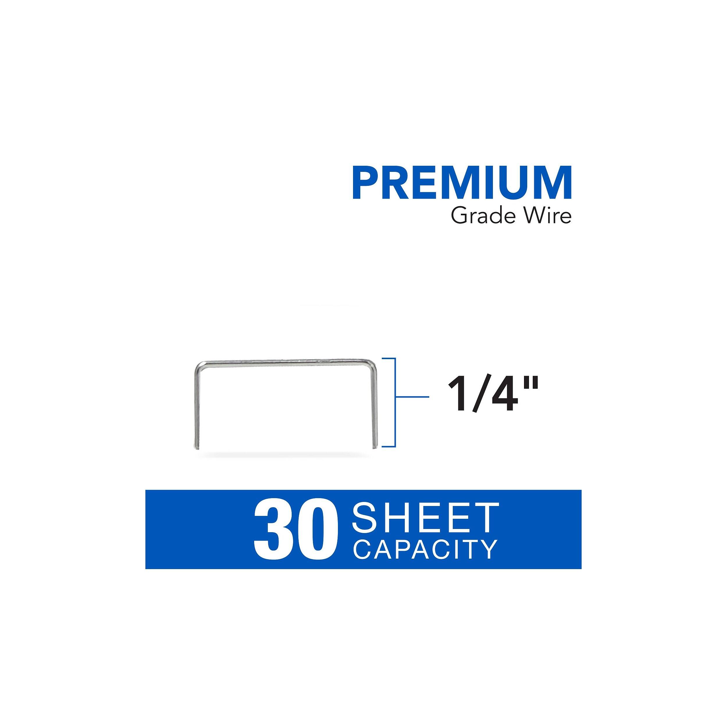 PREMIUM Grade Wire  
1/4"  
30 SHEET CAPACITY