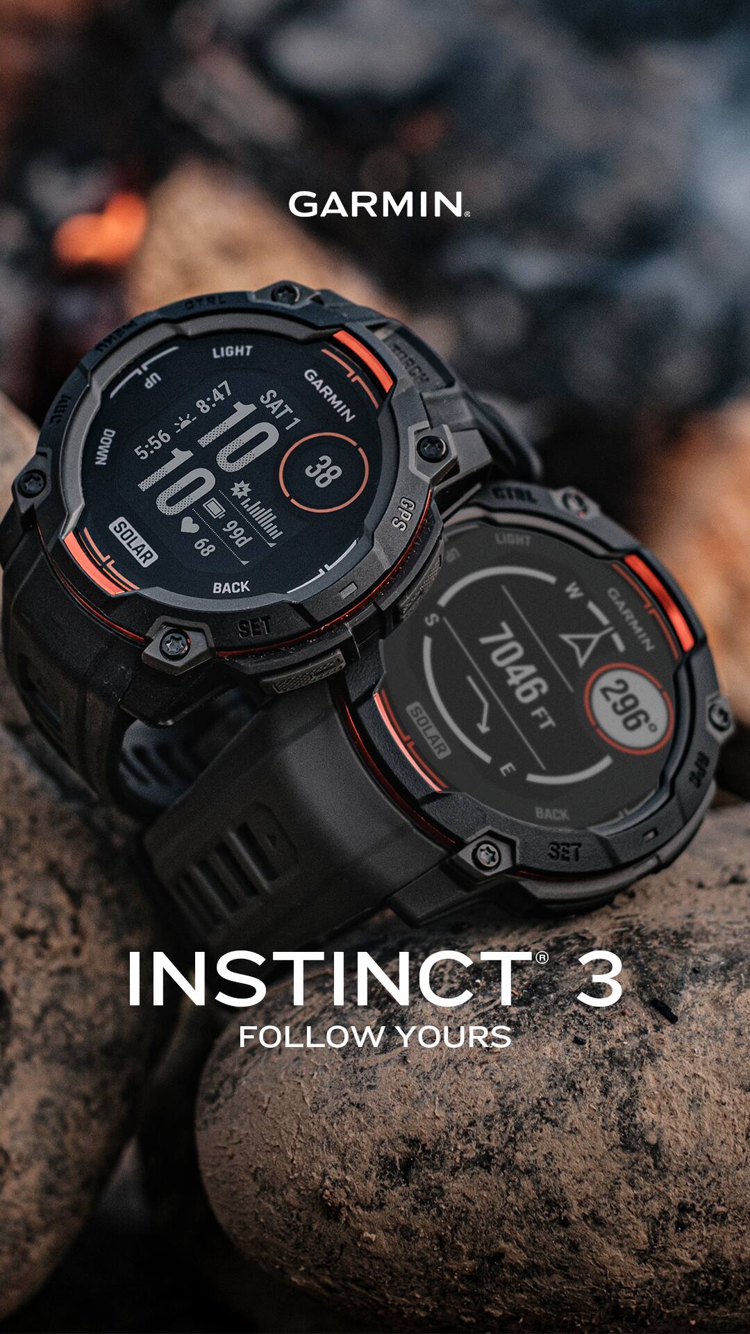 GARMIN

INSTINCT 3

FOLLOW YOURS