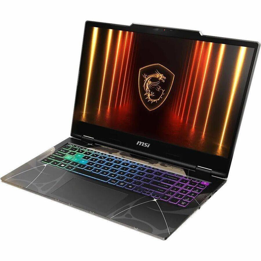 Alt View 5. MSI - MSI Cyborg A15 AI B2HW Cyborg A15 AI B2HWGKG-096US 15.6" Gaming Notebook - QHD - 165 Hz - AMD Ryzen 9 270 - 32 GB - 1 TB - Black.