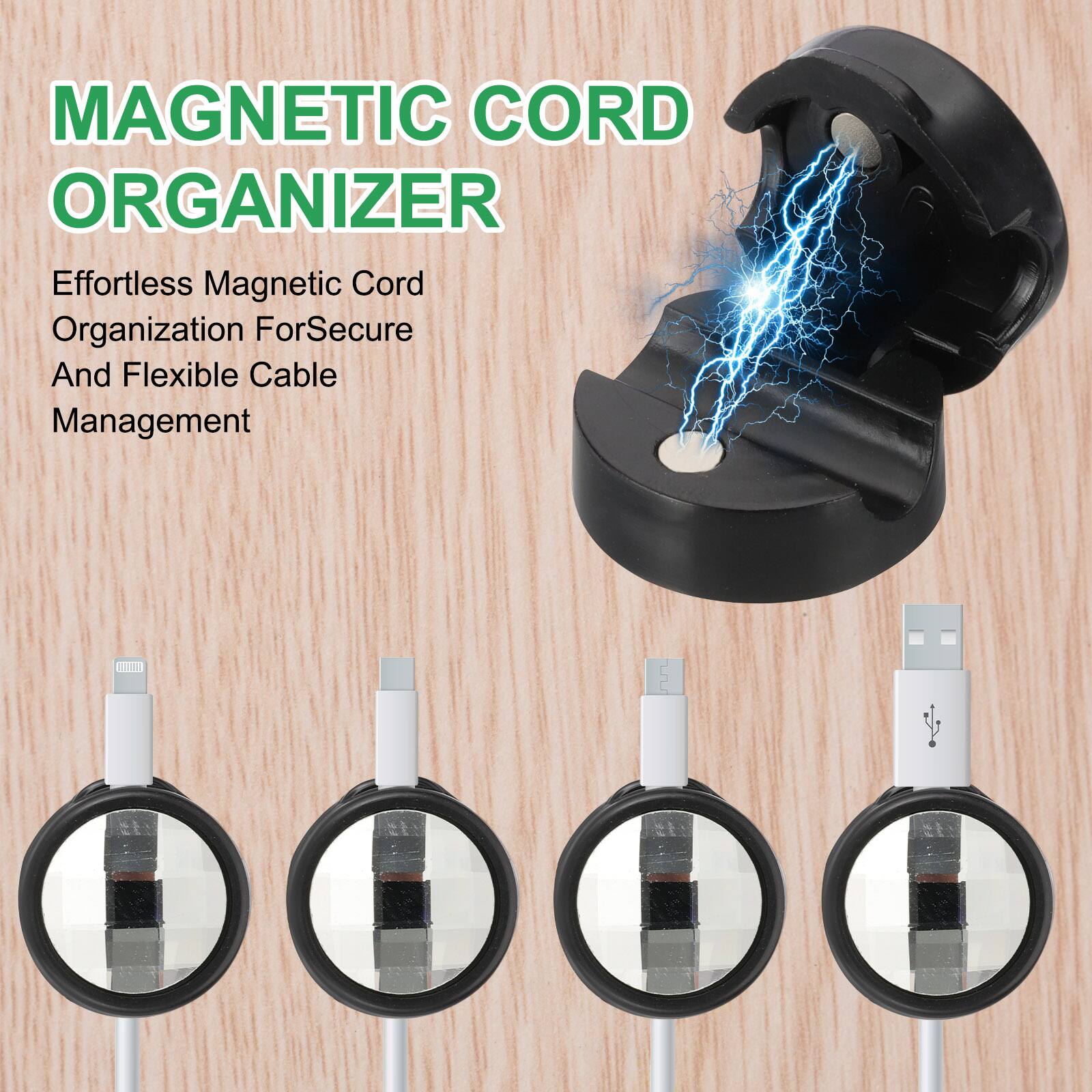 MAGNETIC CORD ORGANIZER

Effortless Magnetic Cord Organization For Secure And Flexible Cable Management