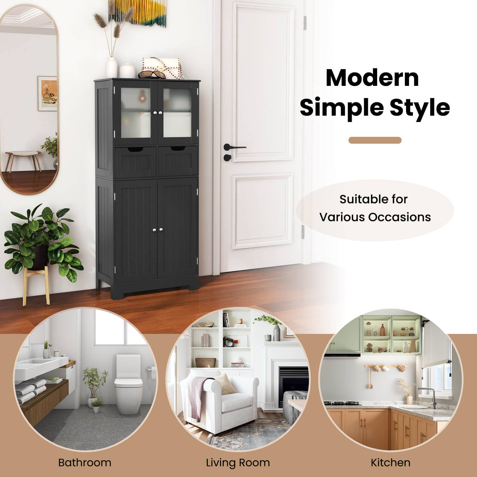 Modern Simple Style
Suitable for Various Occasions
Bathroom
Living Room
Kitchen