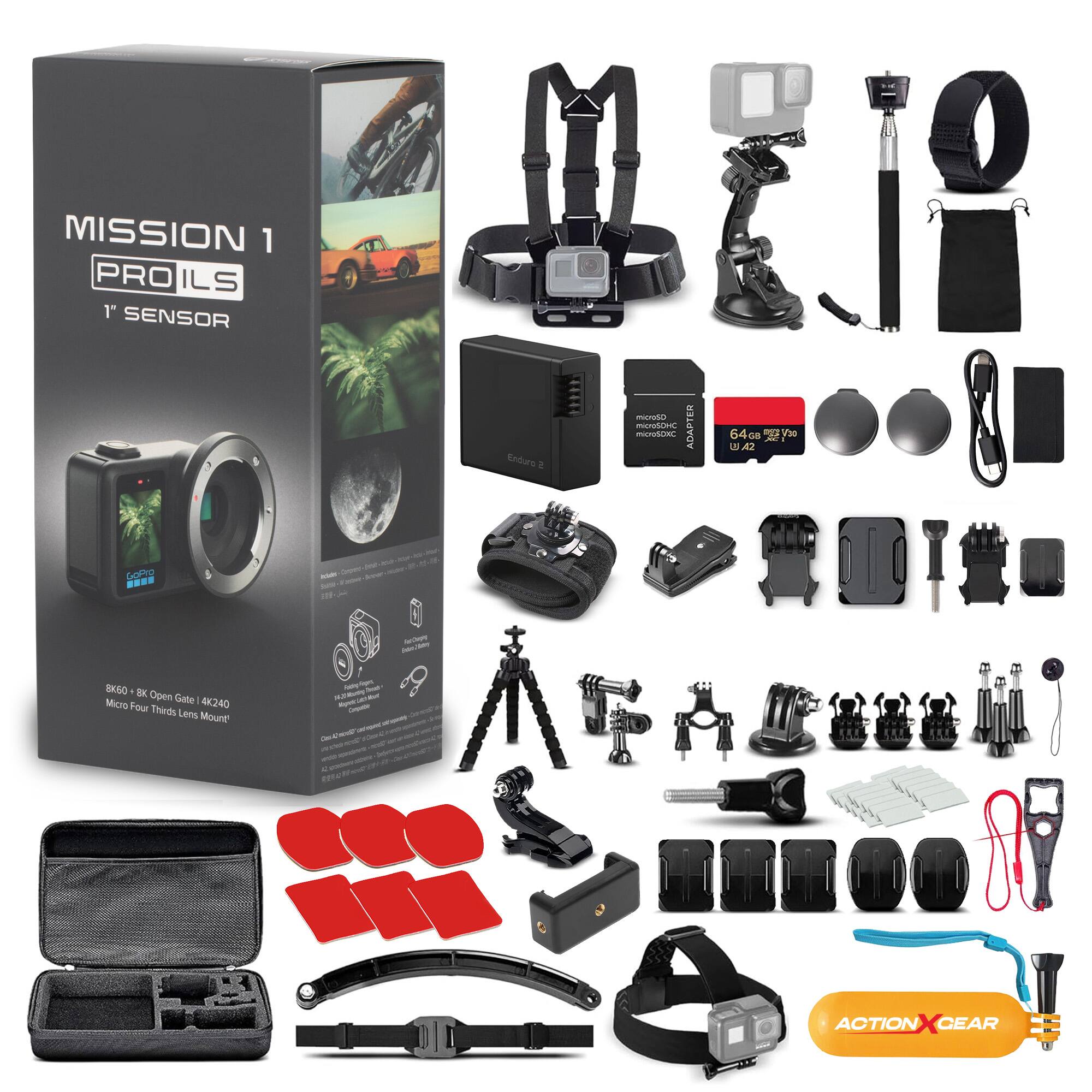 MISSION 1 PRO ILS 1" SENSOR

Enduro
micro60 micro50HC ADAPTER microSCINO
64GB UA2
GORD
XSS.
8K60 8K Open Micro Gate 4K240 Four Thirds Lens Mount
IN Water
REEN
ACTIONXGEAR