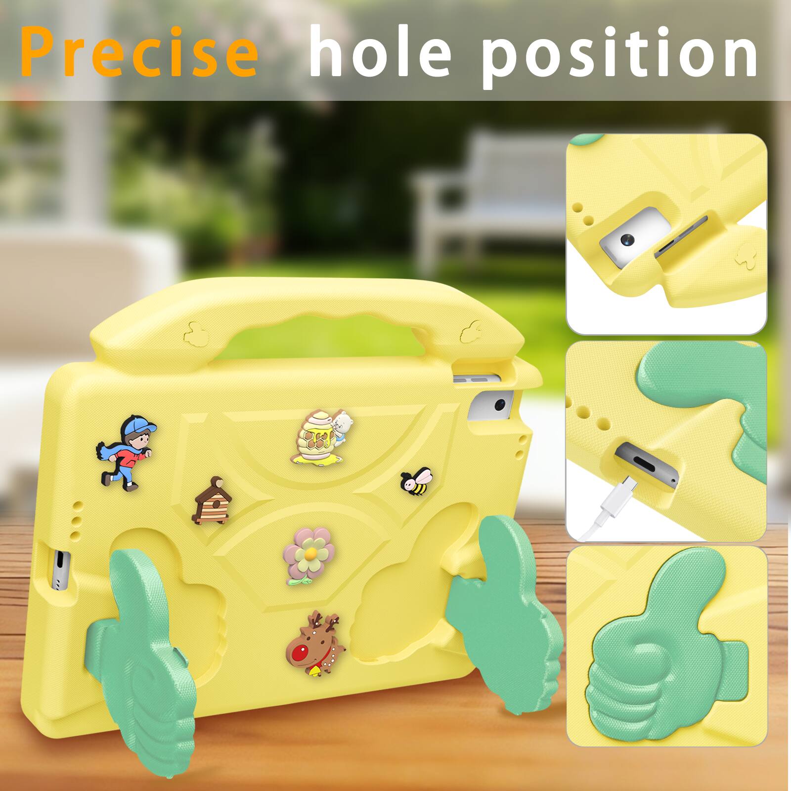 Precise hole position