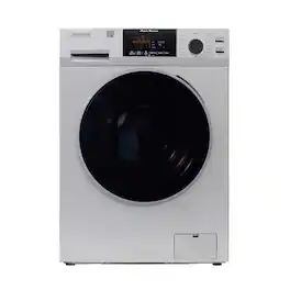 Equator - EW 826 Compact Washer 1.62 cu. ft. / 15lbs Sanitize Allergen PET CYCLE 15 Programs 110V - Silver