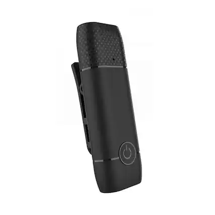 Front. Stock Preferred - Type-C Wireless Lavalier Microphone – Mini Clip-On Bluetooth Lapel Mic for Android, Vlog & Video Recording.