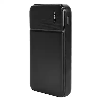 Front. Loheer - Loheer Portable Phone Charger Fast Charging External Battery Pack with Micro USB Cable Black.