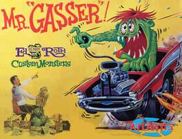 PopMarket - Ed Roth - Ed "Big Daddy" Roth - 1:32 Scale Model Kit - Mr.Gasser '57 Chevy Caricature - COLLECTIBLES - Multicolor