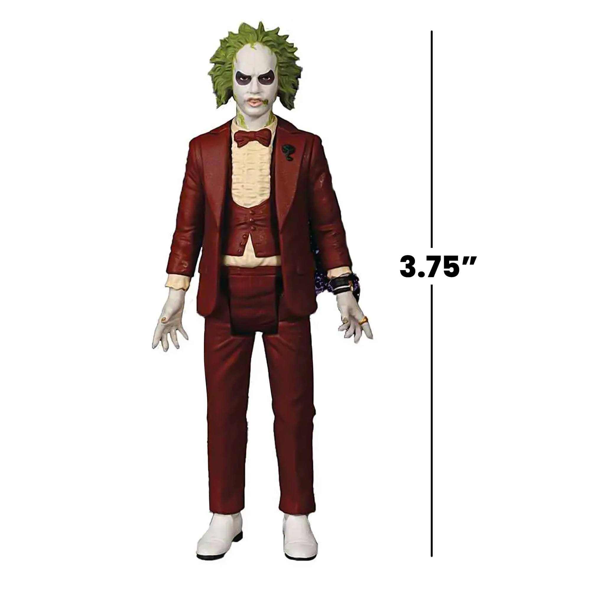 Alt View 3. Mezco Toyz - Beetlejuice 5 Points Action Figure | Red Tux - Red.