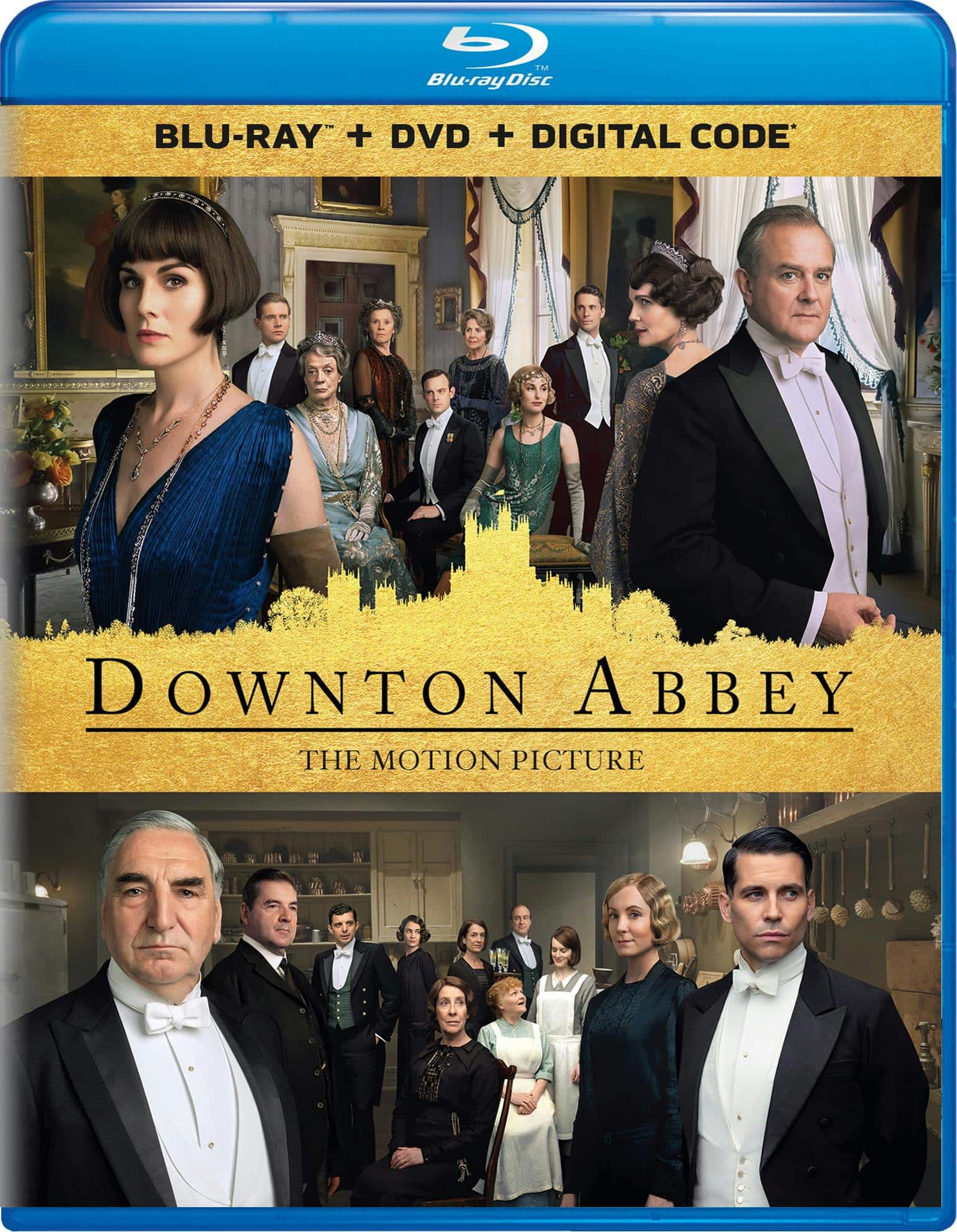 Front. Downton Abbey: The Movie (DVD + Digital) [Blu-ray].