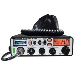 PRESIDENT - Walker III FCC 40-Channel 12-Volt AM/FM Weatherband CB Radio TXUS200-1 - Black