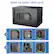 Alt View 14. Barska - 0.36 Cu Ft Digital Keypad Safe-Solid Steel Security Lock Box with Quick Access PIN Code, Dual Steel Deadbolts - Black.