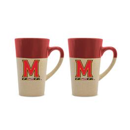 The Fanatic Group - Maryland Terrapins 16oz. Two-Pack Ceramic Mug Set - Red